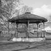 Fife. Cupar. Nicholson Park. Bandstand, view from East.