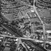 Edinburgh, Piershill Cemetery.
Oblique aerial view.