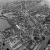 Oblique aerial view of Haddington from E.