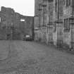 Falkland Palace Excavations
Frame 1 - View along north face of south range - from west
