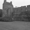 Falkland Palace Excavations
Frame 3 - East wall of the east range - from north-east
