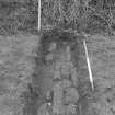 Falkland Palace Excavations
Frame 12 - East extension of Trench 2, showing extrados of vault F002 - from east
