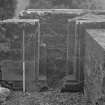 Falkland Palace Excavations
Frame 1 - Latrine recess in east wall of Chamber G - from west
