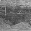 Falkland Palace Excavations
Frame 2 - Test hole on opposite side of recess in chamber wall south of Trench 6 - from east
