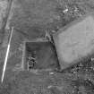 Falkland Palace Excavations
Frame 4 - Opened hatch of sewer F409 - from east
