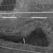 Falkland Palace Excavations
Frame 33 - North facing section of trench at west end of channel F407 - from north
