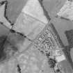 Oblique aerial view of the cursus at Holywood