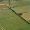 Oblique aerial view of the remains of the henge at Culbokie.