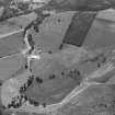 Oblique aerial view of Archwood Hill fort.