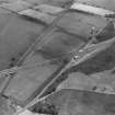 Oblique aerial view of Kirkpatrick Fleming Roman temporary camp 1