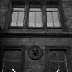 Close-up of roundel at 44 Ashley Street, Woodside Public School, Glasgow