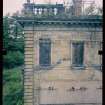 View from SE showing stabilised remains of main block, Mavisbank House.