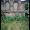 View from NE showing stabilised remains of main block, Mavisbank House.