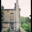 View from SE showing remains of pavilion, Mavisbank House.