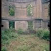 View from E showing remains of quadrant screen wall, Mavisbank House.