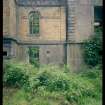 View from SE showing remains of quadrant screen wall and pavilion, Mavisbank House.