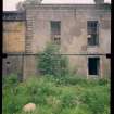 View from SE showing remains of quadrant screen wall and pavilion, Mavisbank House.