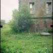 View from NW showing remains of pavilion, Mavisbank House.