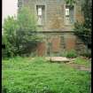 View from NW showing remains of pavilion, Mavisbank House.