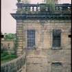 View from NW showing stabilised main block, Mavisbank House.