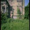 View from SW showing stabilised remains of main block, Mavisbank House.