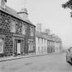 General view of fronts to 1-5 George Street, Banff.