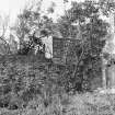 General view of former Relief Church, 75 North Castle Street, Banff, from adjacent garden.