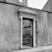 View of doorway to St Ninians, 8-12 Old Castlegate, Banff.