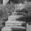 Steps leading to Castle of St John, Stranraer, Dumfries and Galloway