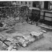 Archaeological excavation of the room to the south of the cloisters, Kilwinning Abbey, Kilwinning, North Ayrshire  