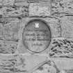 Phase 1, detail of Saltire award (1960) wall plaque