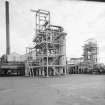 Ardrossan, Refinery & Bitumen Plant. View of refining towers from NW.