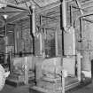 Ardrossan, Refinery & Bitumen Plant. Interior.
Detail of air compressors.