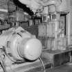 Ardrossan, Refinery & Bitumen Plant. Interior.
Detail of 2 cylinder air compressor.