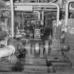 Ardrossan, Refinery & Bitumen Plant. Interior.
View of steam powered circulating pumps.