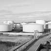 Ardrossan, Refinery & Bitumen Plant. View from S from top of storage tank.