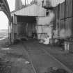 Ardrossan, Refinery & Bitumen Plant. View of locomotive shed.