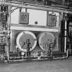 Ardrossan, Refinery & Bitumen Plant. Interior.
Detail of boiler burners.