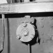 Ardrossan, Refinery & Bitumen Plant. Detail of steam intake valve on fireless locomotive.