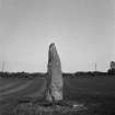 Standing Stone, Balblair Distillery, NH 708851, Edderton parish, Ross and Cromarty, Highlands