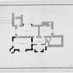 Digital copy of plan of principal floor showing additions and alterations by William Burn.
Insc: '76 George Street May 28 1819' and 'Wm Burn'.
Pencil, ink, colour wash on paper
340mm x 470mm