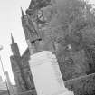 Statue of James Lumsden and Cathedral, Glasgow, Strathclyde
