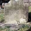 Detail of headstone.