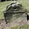 Detail of headstone.