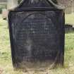 Detail of headstone.