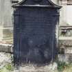 Detail of headstone.