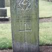 Detail of headstone.