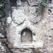 Detail of carved wall panel - possible sacrament house.