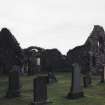 Forgan, St. Fillan's Churchyard.
General view of ruined Church from North-West.