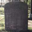 Detail of headstone.